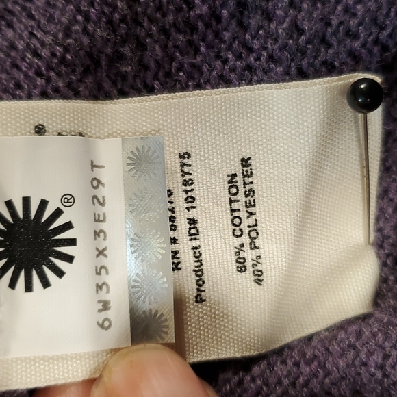 Ugg Purple High Low Sweater M - Picture 6 of 7